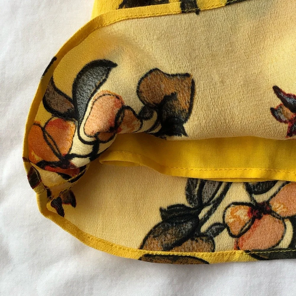 Urban Outfitters Zoe Printed Crepe Slip Dress SMALL